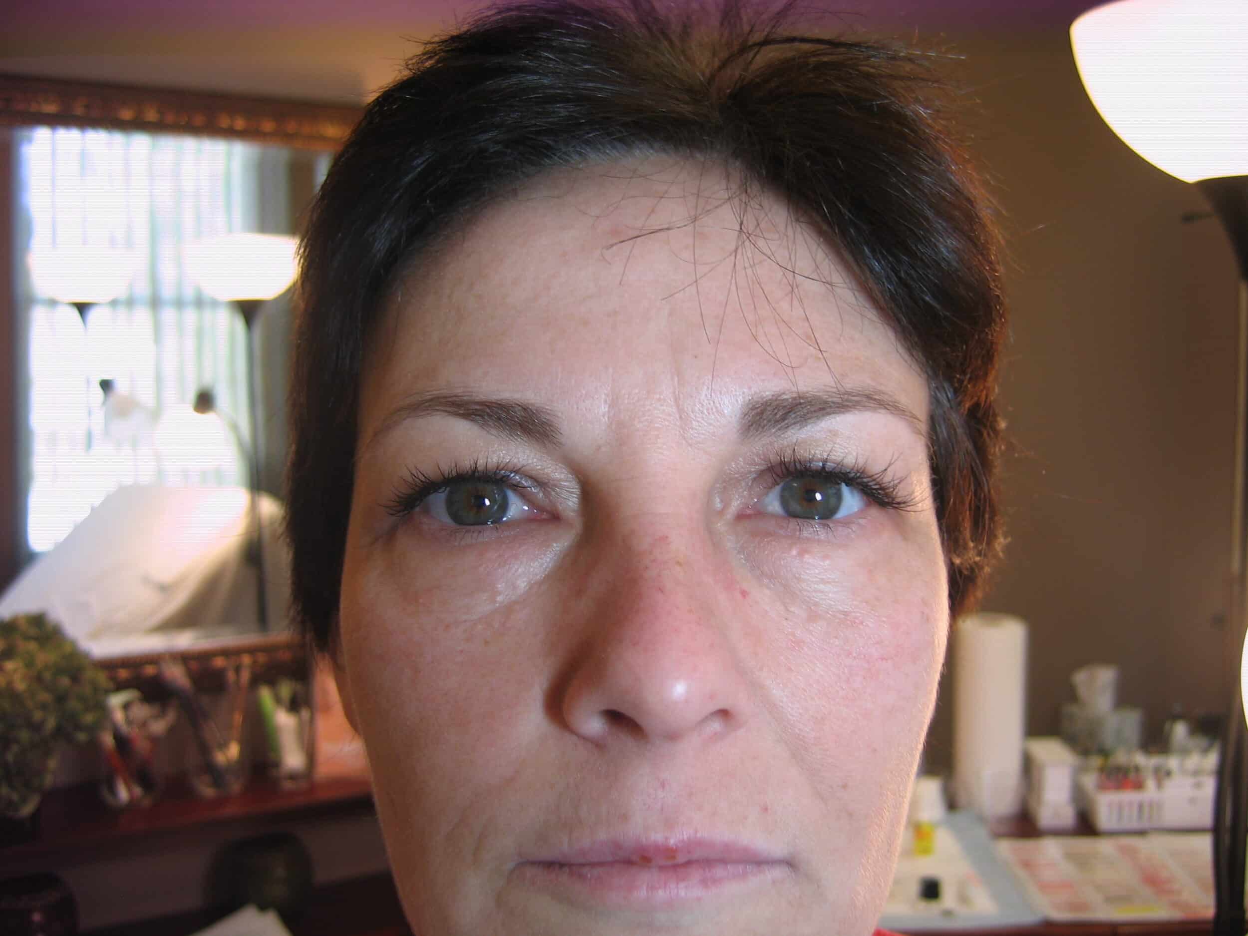 Before Pem. Lower Eyeliner