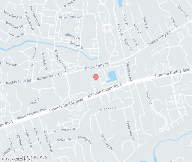 Location Map: 710 Johnnie Dodds Blvd. Mount Pleasant, SC 29464